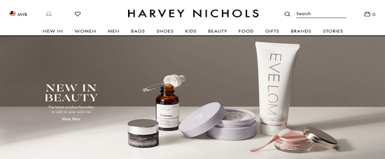 Harvey Nichols Official Website
