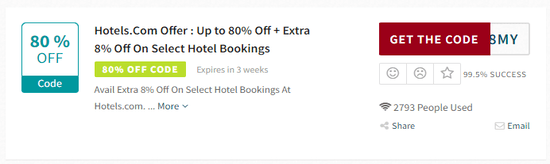Show Hotels.com Promo Code